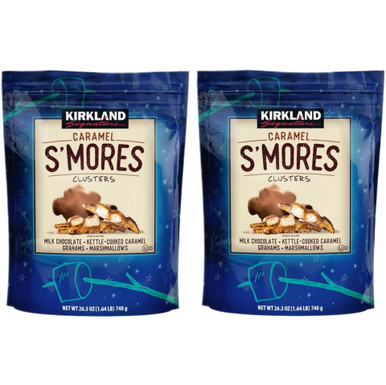 Kirkland Signature Caramel S’mores Clusters, 26.3 oz (Pack of 2)
