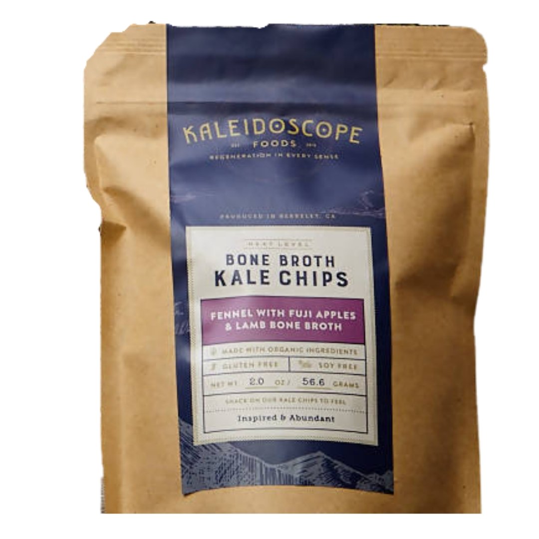 Fennel with Fuji Apple & Lamb Bone Broth Kale Chip Bags – 12 x 2oz