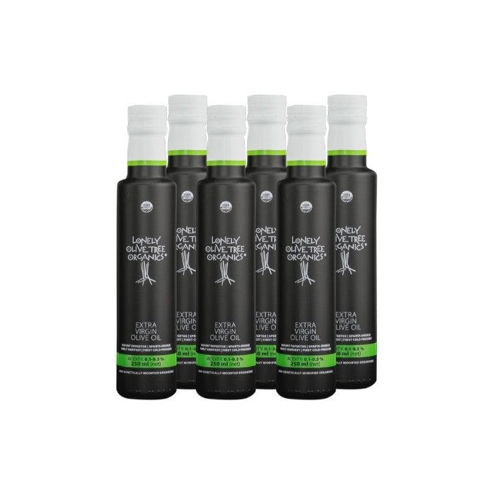 The Lonely Olive – Extra Virgin Olive Oil Organic, 250 ml | Pack of 6