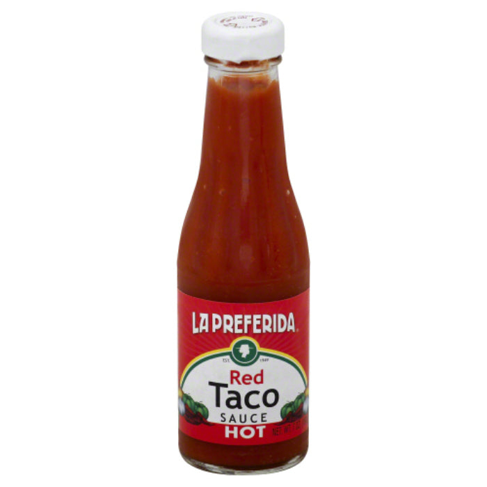 La Preferida – Hot Red Taco Salsa, 7 Oz – Pack of 12
