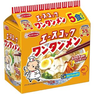 Acecook Wantan-Men Ramen Noodles 5 Servings