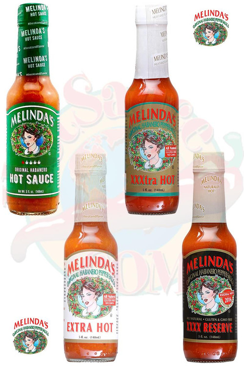 Melinda’s Habanero Variety 4 Pack, 4/5oz.