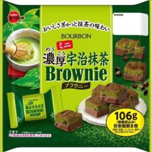 Bourbon “Noukou Choco Brownie” Matcha Flavor, 8 mini bars, 106g