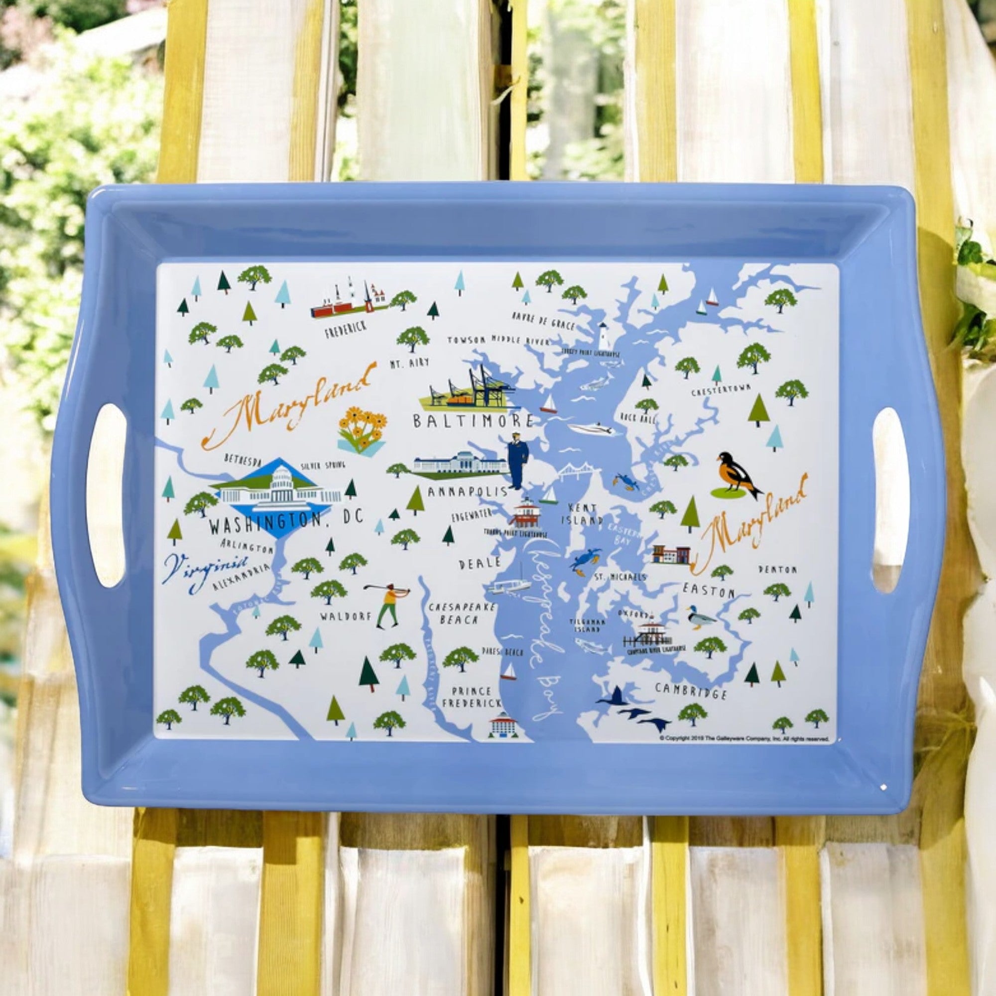 Galleyware – Chesapeake Bay 2-Handle Tray