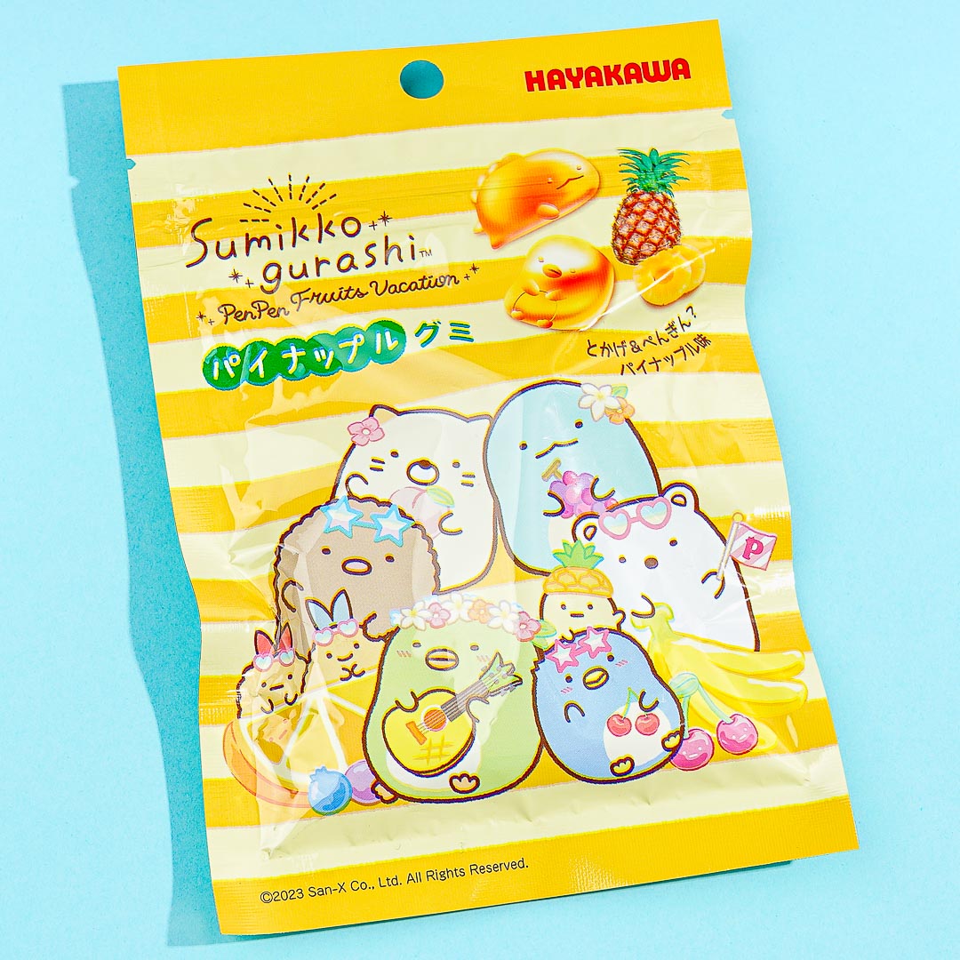 Sumikko Gurashi Pen Pen Fruits Vacation Gummy – Pineapple