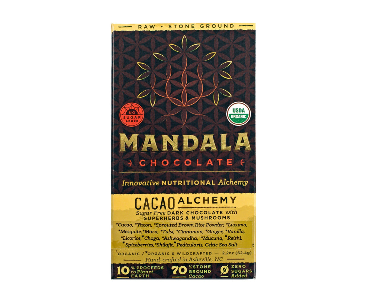 Organic Raw 70% Cacao Alchemy Chocolate Bar – 6 x 2.2oz