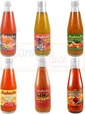 Matouk’s West Indian Hot Sauces Full Set