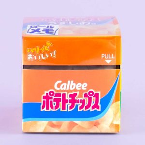 Calbee Potato Chips Pull-Out Roll Memo Paper