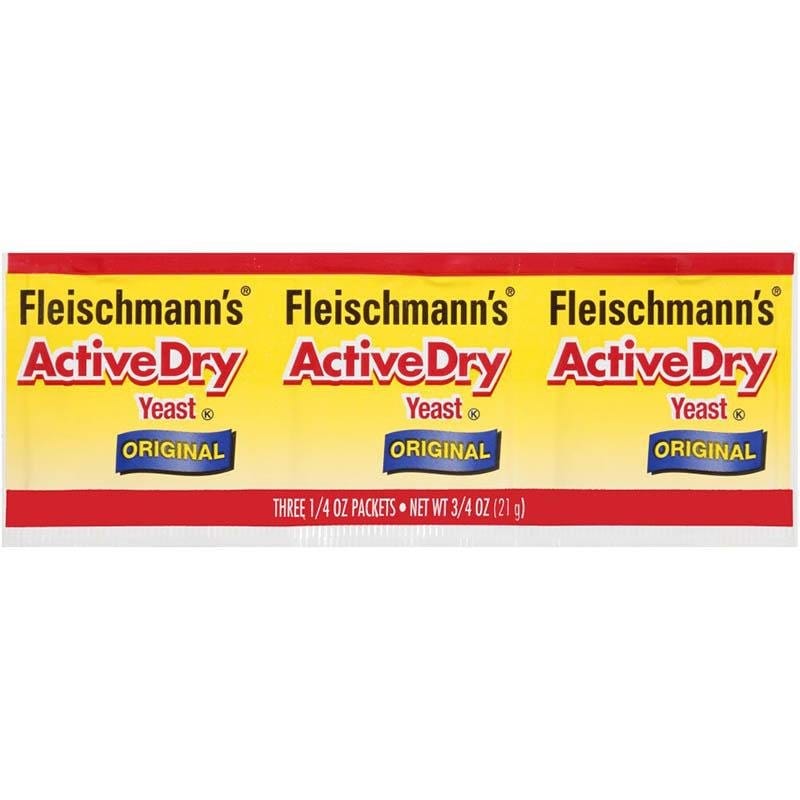 Fleischmann’s Active Dry Yeast Original 3 Strip Packets