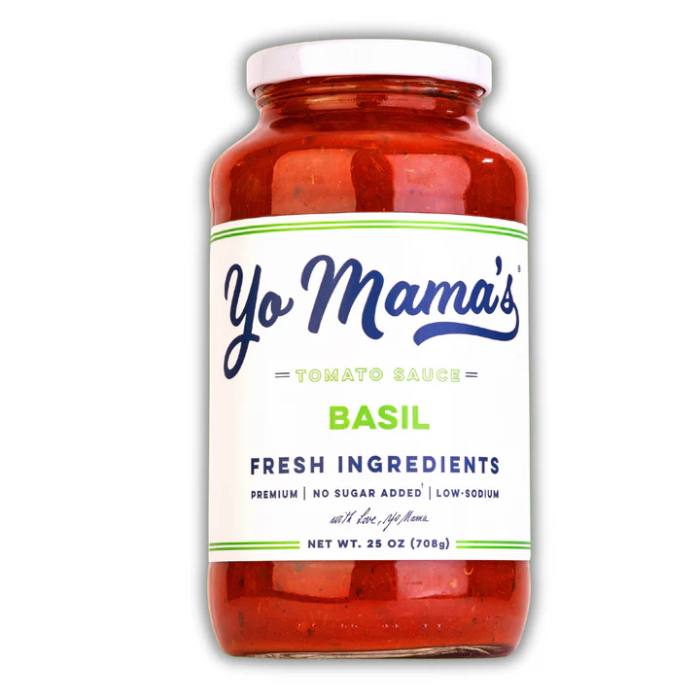 Yo Mama’s Premium Pasta Sauces – Basil, Garlic, Wine, Marinara & More
