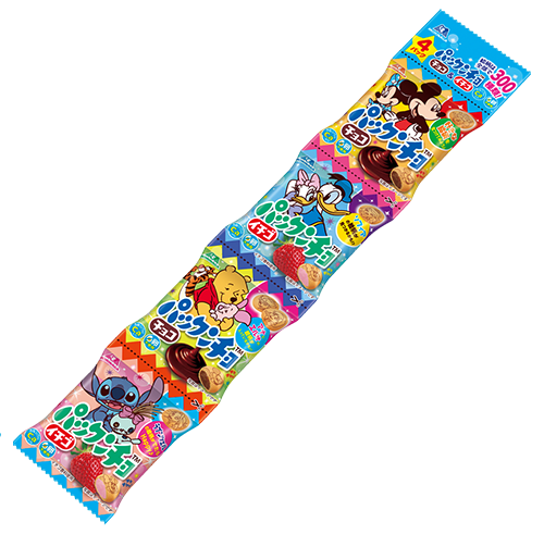 Morinaga ‘Pakkuncho’ 4 packs, Disney Characters, 60g
