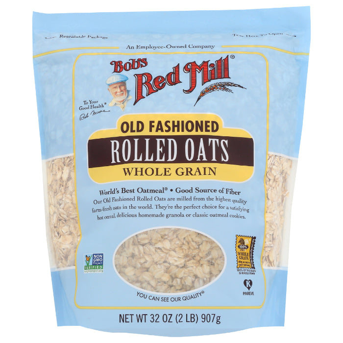 Bob’s Red Mill – Oats Rolled Regular Old Fashioned, 32 oz – Pack of 4