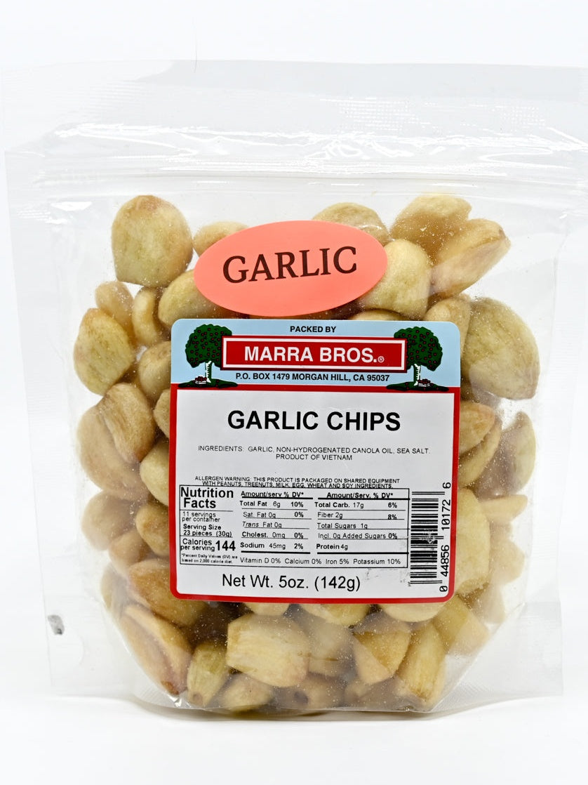 Garlic Chips Snack 5 oz Marra Bros Vietnamese Garlic Made in Vietnam $