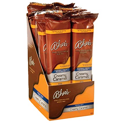 Asher’s Sugar Free Caramel Chocolate Bar