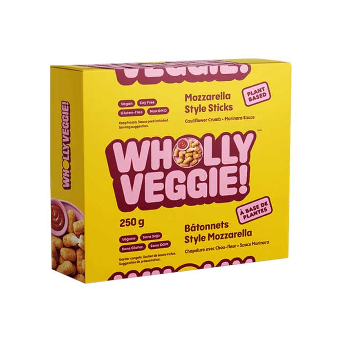 Wholly Veggie – Mozzarella Style Sticks, 8.8oz