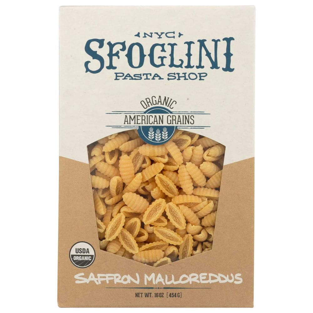 Sfoglini – Organic Saffron Malloreddus Pasta