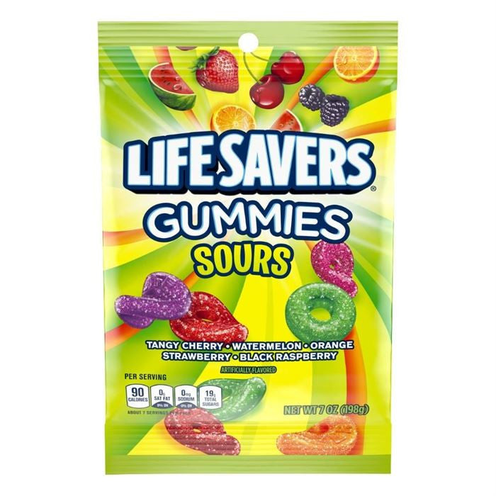 Lifesavers Gummies Sours – 7 oz Bag