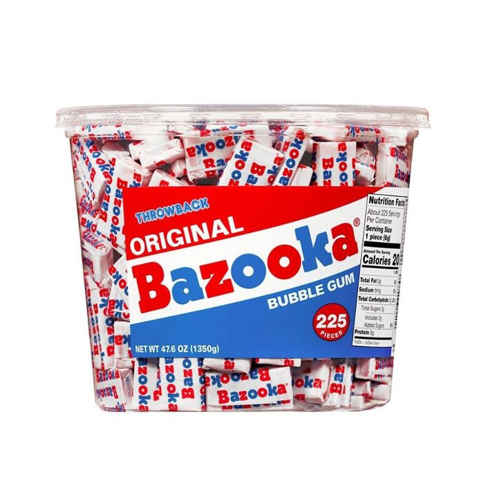 Original Bazooka Bubble Gum – 225 Count