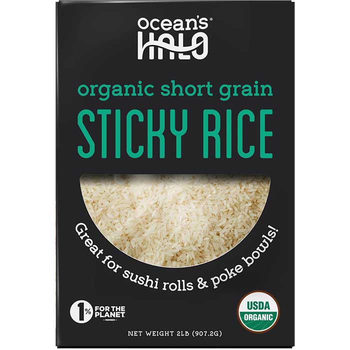 Ocean’s Halo – Organic Short Grain Sticky Rice | Buy Now at PlantX
