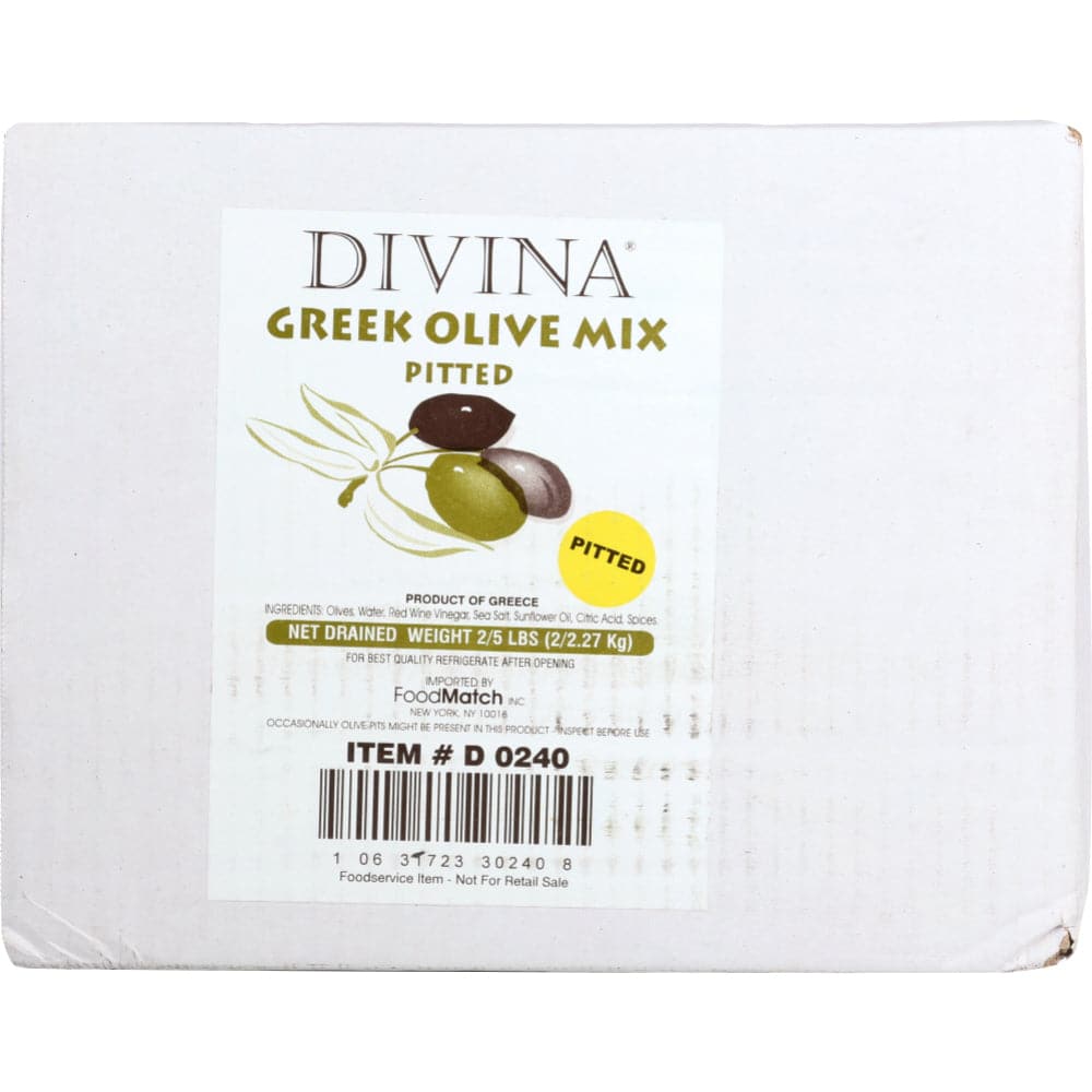 Divina – Greek Olive Mix Pitted, 6.4 Oz