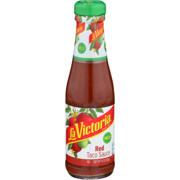 La Victoria – Mild Red Taco Sauce, 8 Oz – Pack of 12