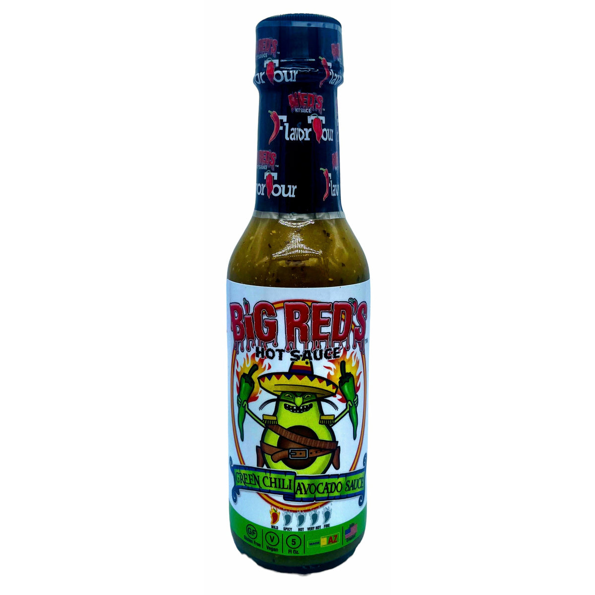 Big Red’s Green Chile Avocado Hot Sauce