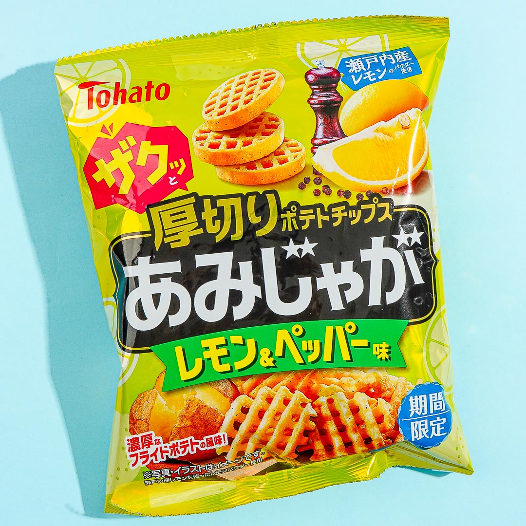 Tohato Amijaga Potato Chips – Lemon & Pepper