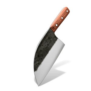 Rustic Hand Forged Serbian Cleaver