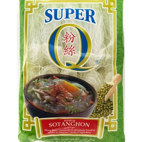 Super Q – Premium Sotanghon – Mung Bean Vermecelli – Cellophane Noodle – 350 G