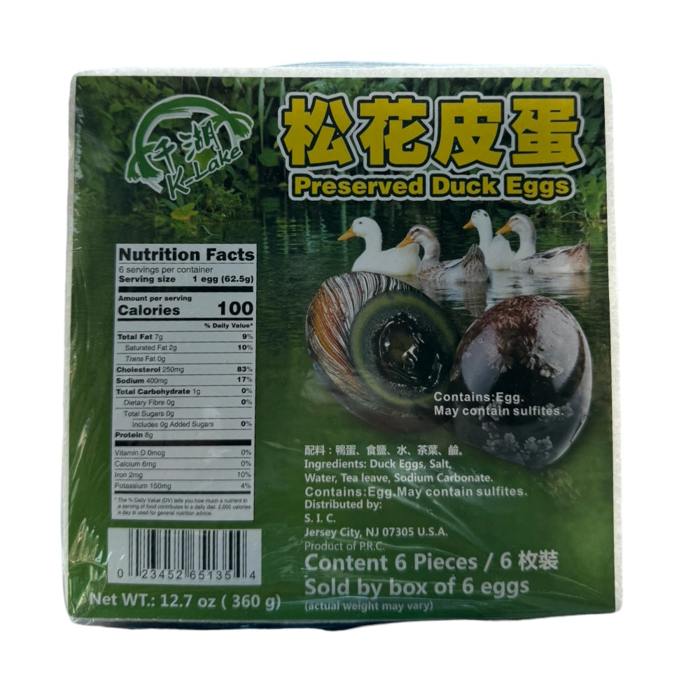 K-Lake Preserved Duck Eggs 6pcs