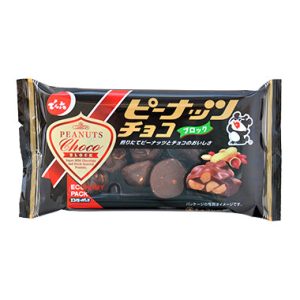 Denroku, Peanuts Choco Block, 60g