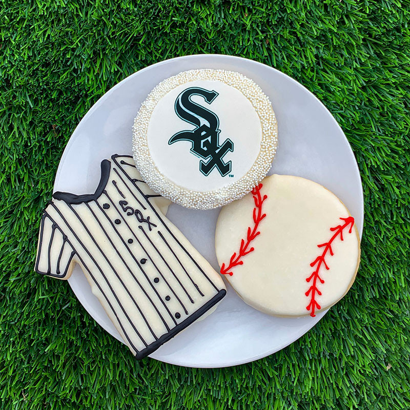 Deerfields Bakery Chicago White Sox Cookie Trio Add-on