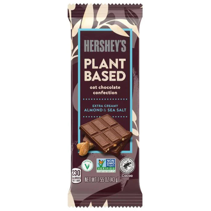 Hershey’s – Plant-Based Chocolate Bar Almond & Sea Salt, 1.55oz