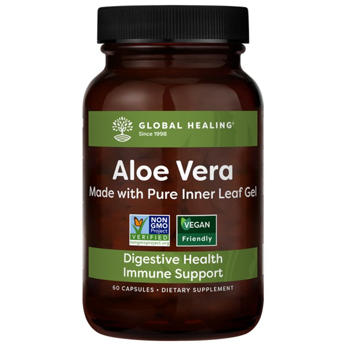 Global Healing – Aloe Fuzion™ Aloe Vera Supplement, 60ct