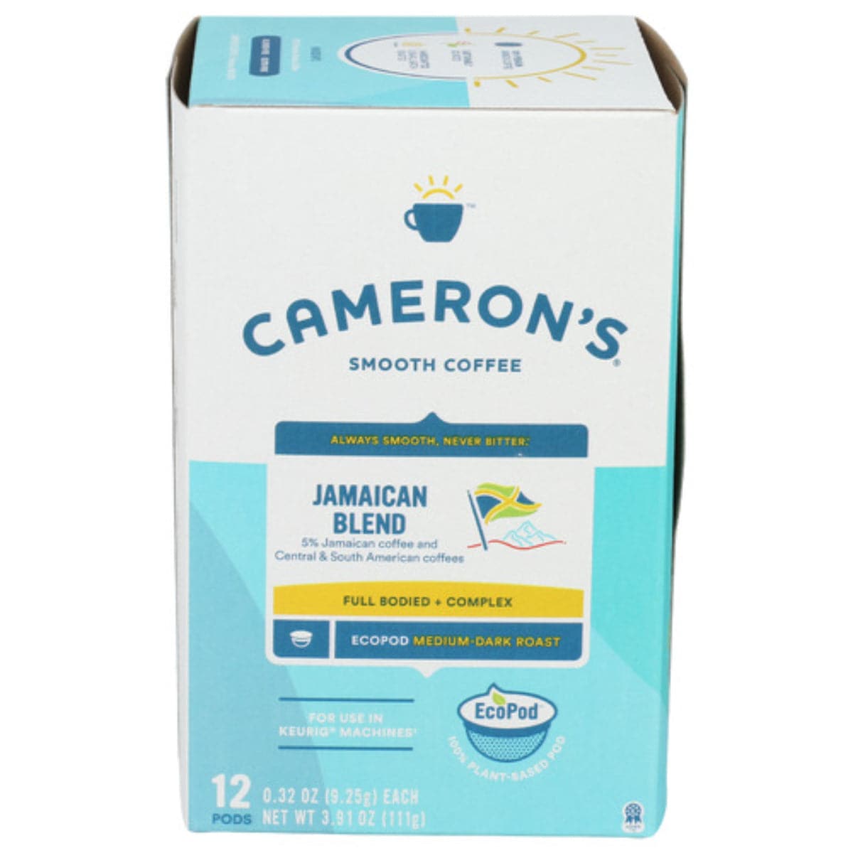 Camerons Coffee – Jamaican Blend Single Serve Coffee, 3.91 Oz 12 Count