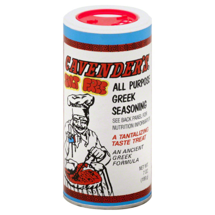 Cavenders – Greek Seasoning Salt Free, 7 OZ (Pack of 6)
