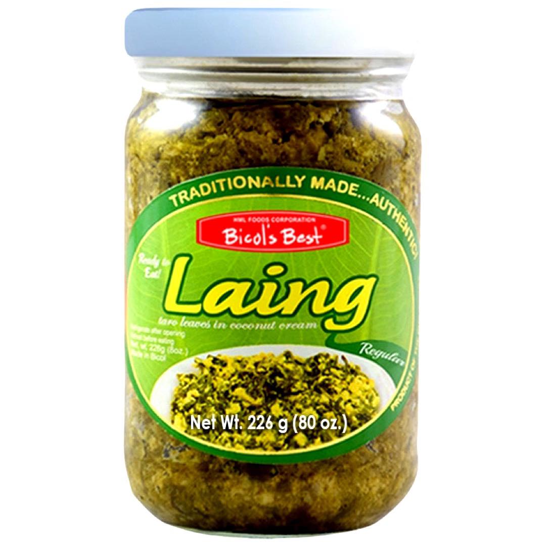 Bicol’s Best – Laing – Taro Leaves in Coconut Cream – 226 G
