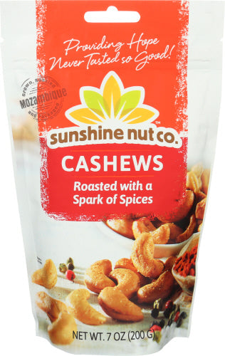 Sunshine Nut Company Cashews Rstd Spices 7 Oz – Pack Of 6