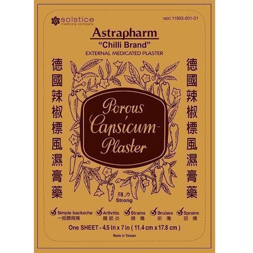 Astrapharm – Chili Brand – External Analgesic Plaster – 5 Sheets
