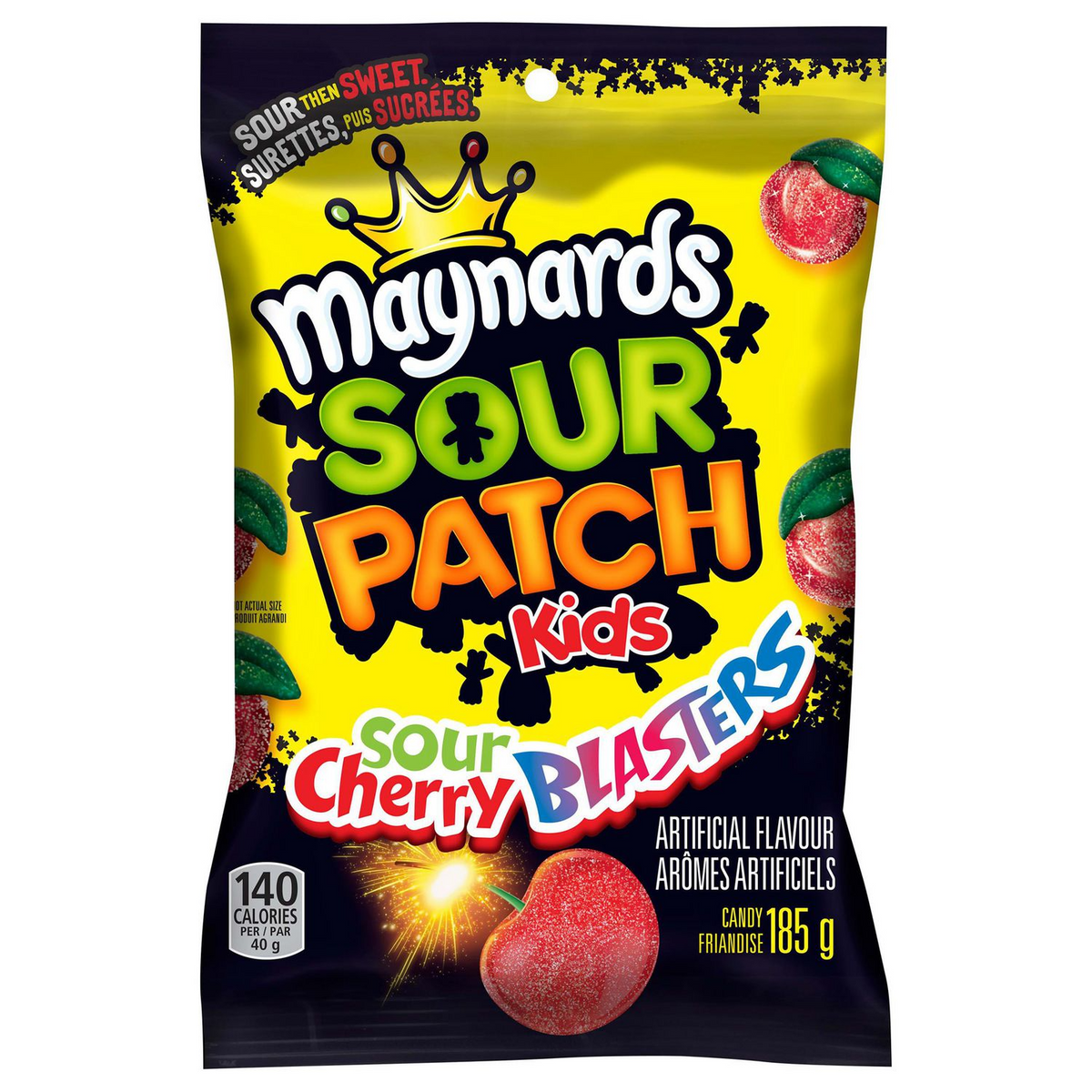 Maynards Sour cherry blasters 154g – Canada (Case of 12)