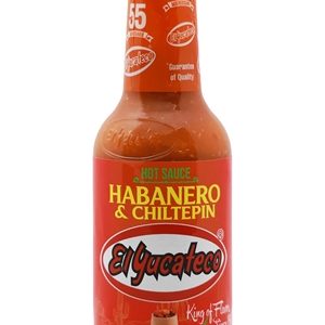 El Yucateco Habanero & Chiltepin Hot Sauce, 4oz.