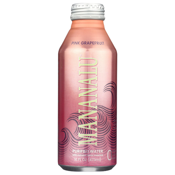 MANANALU – WATER FLAVOURED PINK GRPEFRUIT 16 FO – Pack of 12