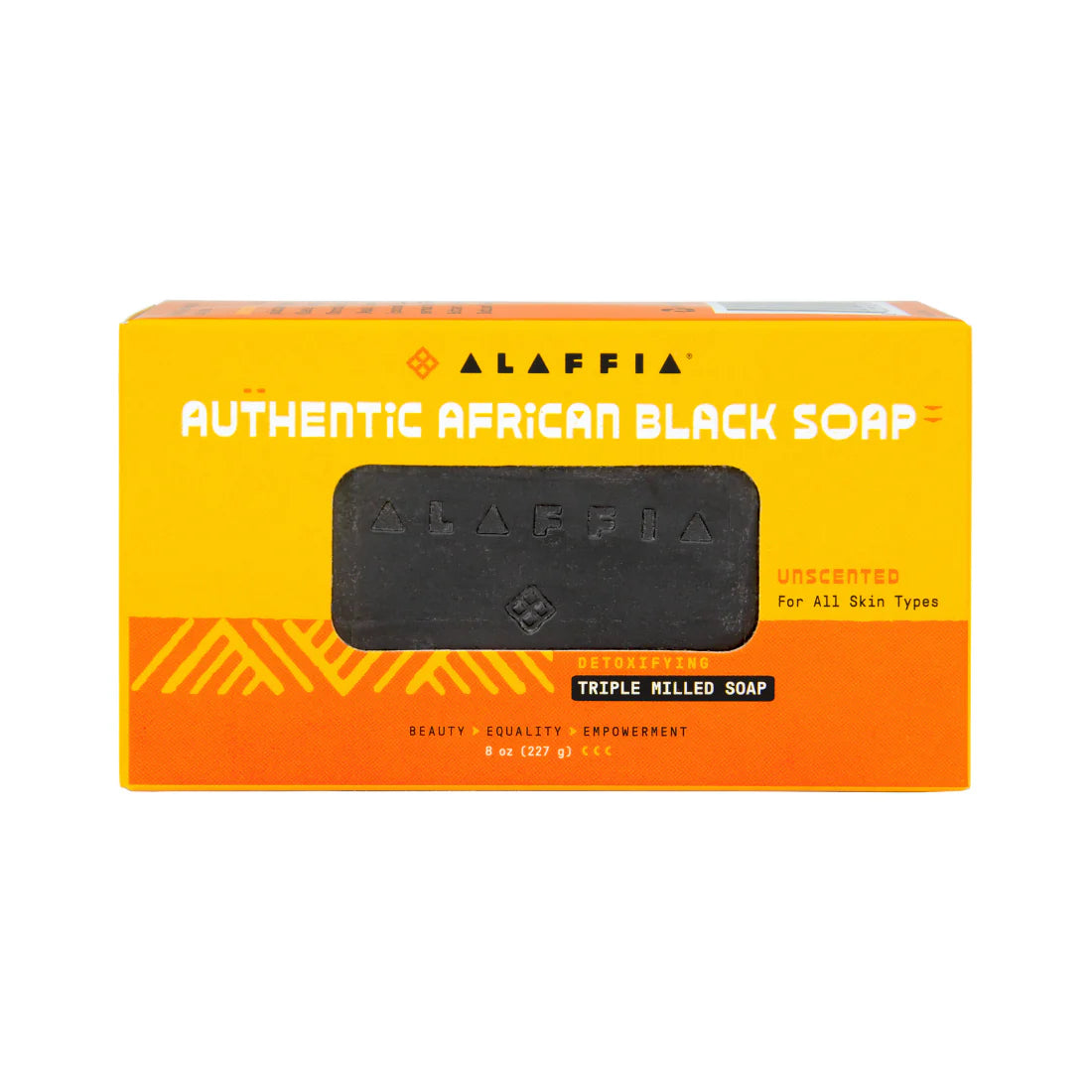 Alaffia – Soap Bar African Unscented, 8 Oz – Pack of 4