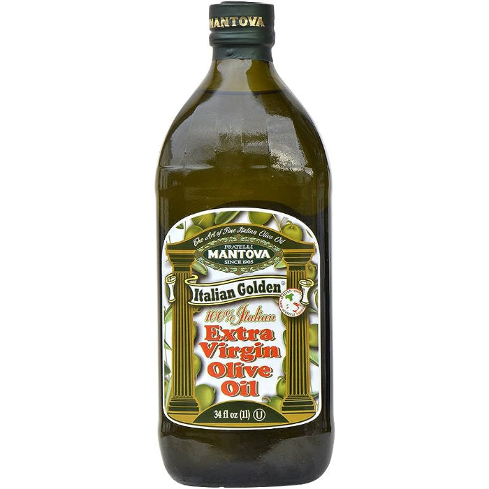 Mantova Extra Virgin Olive Oil Gold 34 Fo – Pack of 6