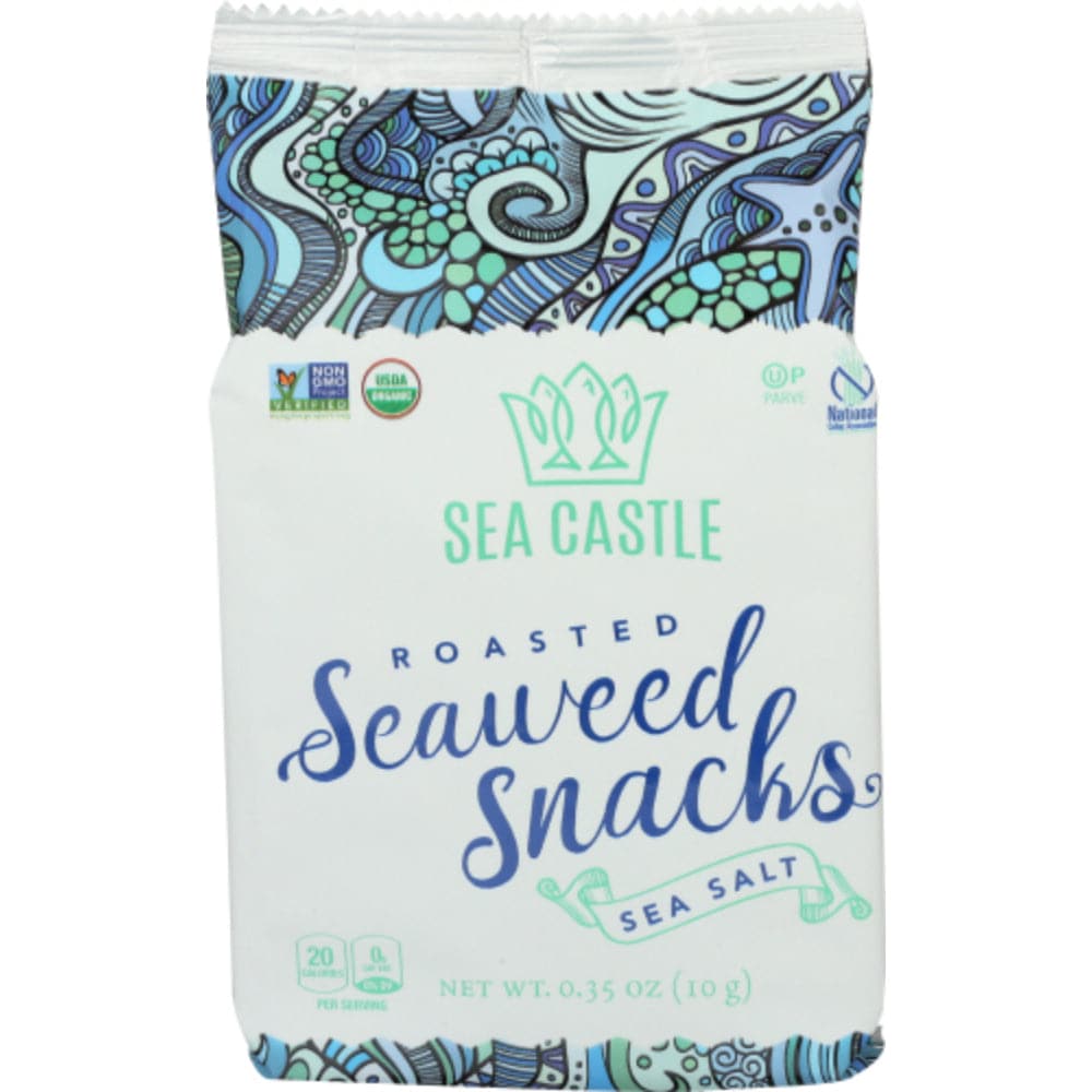 Sea Castle – Organic Roasted Sea Salt Seaweed Snacks