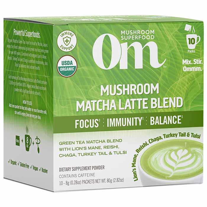 Mushroom Matcha Latte Blend | Om Mushroom Superfood