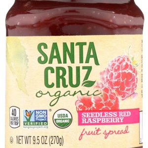 Santa Cruz Fruit Spread, Red Raspberry, 9.5 oz | Pack of 6