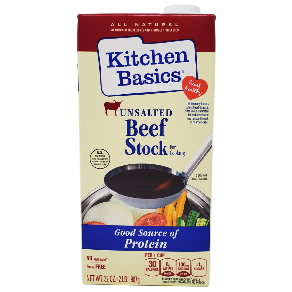 Kitchen Basics Unsalted Beef Flavor Cooking Stock