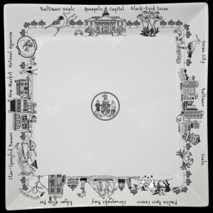 The Dish – Maryland Small Square Plate