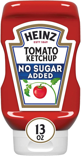 Heinz No Sugar Added Tomato Ketchup, 13 oz.